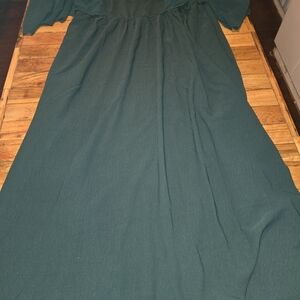 Cicidudu 3x Fairy Flowing Princess Sheer Sleeve Side Slit Long Dress Elegant